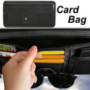 Sunglasses Case Sun Visor Storage Bag Sunshade Organizer Document Ticket Holder