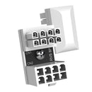 180 Degree 8 Pin Female to 8 Pin Male Graphics Card Angled Power Supply Adapter