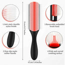 Salon Professional Men's Classic 9 Row Hair Brush Hairbrush Styling Comb