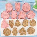 2 Sets DIY Tools Mold Cartoon Biscuit Baking Mould Cookie Molds Christmas Molds
