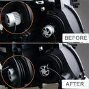 2pcs HID LED Headlight Dust Cover Rubber Dustproof Seal Headlamp Cap for Light