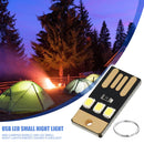 5pcs 0.2W 5V LED Light Outdoor Camping Emergency Mini Flashlight (Black) Newly
