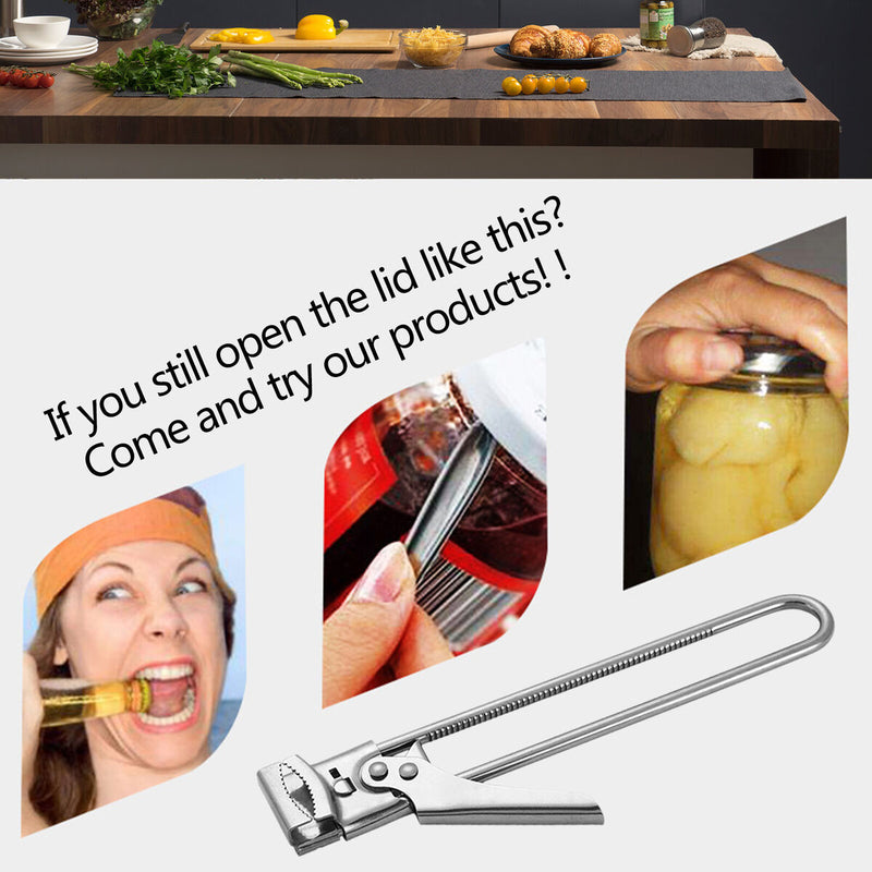 Master Opener, Adjustable Multifunctional Manual Can Opener Jar Lid Gripper
