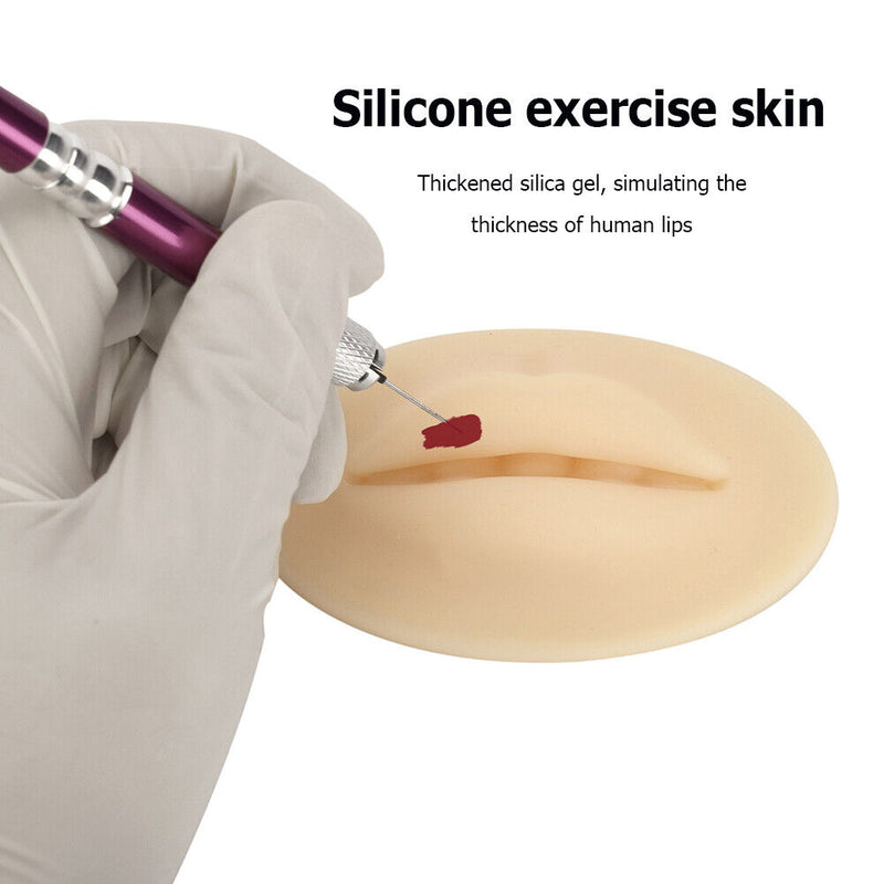 Silicone Lip Tattoo Practice Skin Simulation Thickened Skin for Beginners