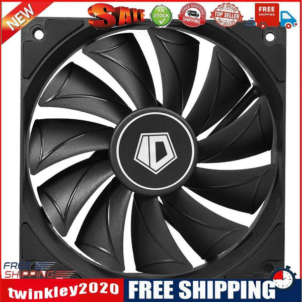 ID-COOLING 4 Pin 120mm Desktop Chassis Fan Computer PC Case PWM Cooler Fan