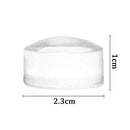 Clear Jelly Silicone Nail Art Stamping Stamper Set DIY Tools R0U7