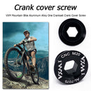 VXM MTB Bike Crankset Crank Screw Aluminum Bottom Bracket Waterproof Bolt Cov