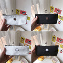 Fabric Korea Creative Cosmetic Bag Pen Box Pencil Case Cute Embroidery Bear Cat