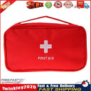 Travel Portable First Aid Emergency Medical Large Survival Bag Wrap(Red) Newly