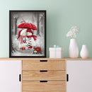 11CT Full Embroidery Snowman Cotton Print Cross Stitch Kit for Home Decorat