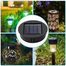 2pcs Solar Lamp Outdoor Waterproof IP44 Solar Lights Top Bulb for Yard Land