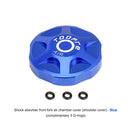 Dustproof MTB Front Fork Cap Bicycle Air Gas Valve Protective Cover (Blue) Newly