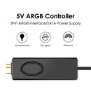 Desktop Chassis Fan LED Lighting SATA Pin Power Supply 5V ARGB Controller Newly