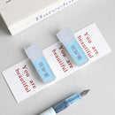 Wet the nib to prevent the ink from sticking, blocking the pen`