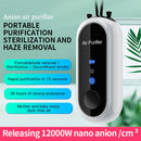 Mini Air Purifier USB Personal Wearable Hanging Necklace Fresher (White)