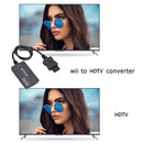 For Wii to HDMI-Compatible HDTV Converter Game Console TV Connector Accessories