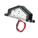 6LED Trailer Lorry Van License Number Light Tail Rear Lamp Car External Lights