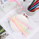 Home Bar Party Beverage Shop Bend Extra Long Plastic Curved Drinking Straws