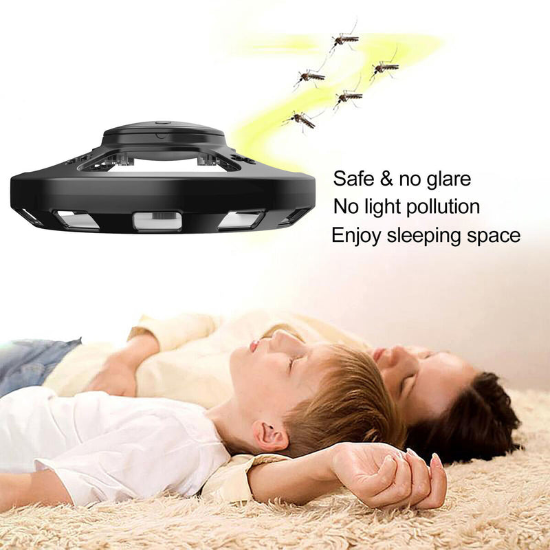 Bug Zapper Outdoor Durable Electronic Mosquito Zapper Pest Trap (Black) Newly