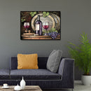 5D DIY Full Round Drill Diamond Painting Wine Glass Embroidery Cross Stitch Kits