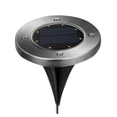 LED Solar Power Ground Lights Floor Decking Outdoor Garden Yard Lawn Path Lamp