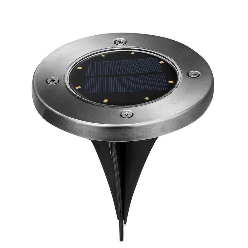 LED Solar Power Ground Lights Floor Decking Outdoor Garden Yard Lawn Path Lamp