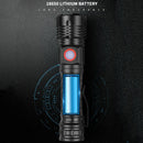 XHP50 Flashlight 5 Modes USB Rechargeable Waterproof Zoom Telescopic LED To