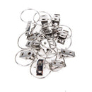 20pcs/Lot Window Shower Curtain Rod Clips Rings Stainless Steel Curtains Clips Home D