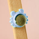 Rotatable Cat Treat Toys with Catnip Pet Snacks Kitten Molar Interactive Ba