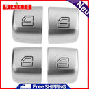 4pcs/set Master Window Switch Repair Button Caps for Mercedes Benz C Class