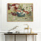 Lily Flower Oil Canvas Picture DIY Paint By Numbers Kit Hand Painted Home Decor