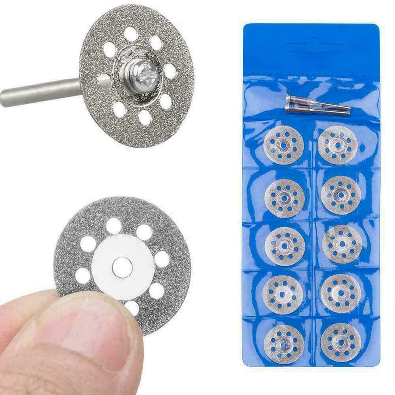 10PCS Diamond Cutting Wheel Saw Blades Cut Off Discs Sale Rotary Tool Set E6B4