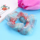 Organza Scrunchies Headwear Girls Women Colorful Plaid Ponytail Ties Hair Ropes