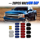 20pcs Assorted Vacuum Line Caps 1/8 3/16 1/4 3/8 5/16 inch for Chevy Ford