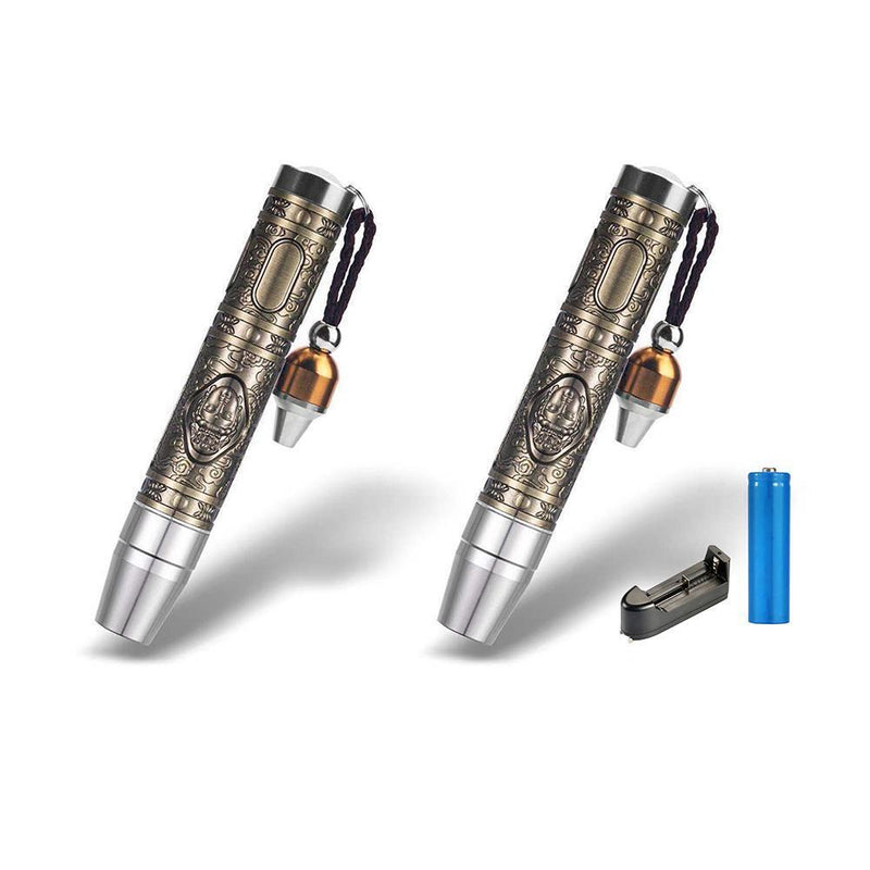 Jade Identification Flashlight 365nm UV Torch Lamp for Jewelry Gems Amber (Set)