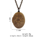 Three-dimensional Carving Necklace Pendant Heart Shaped Photo Picture Locket