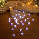30LED Amethyst String Lights White Light Battery Christmas Decor (ZZ0618) Newly