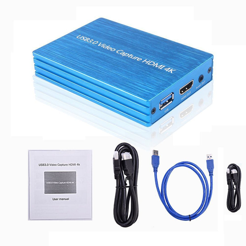 DSLR Camcorder 4K HD HDMI-compatible USB 3.0 Loop-out Video Capture Card
