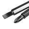2pcs Portable Key Shape Slotted/Phillips Screwdriver Repair Tool (Black) Newly