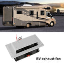 12V Caravan Motorhome Trailer Side Air Vent Fan RV Exhaust Fans (White) Newly