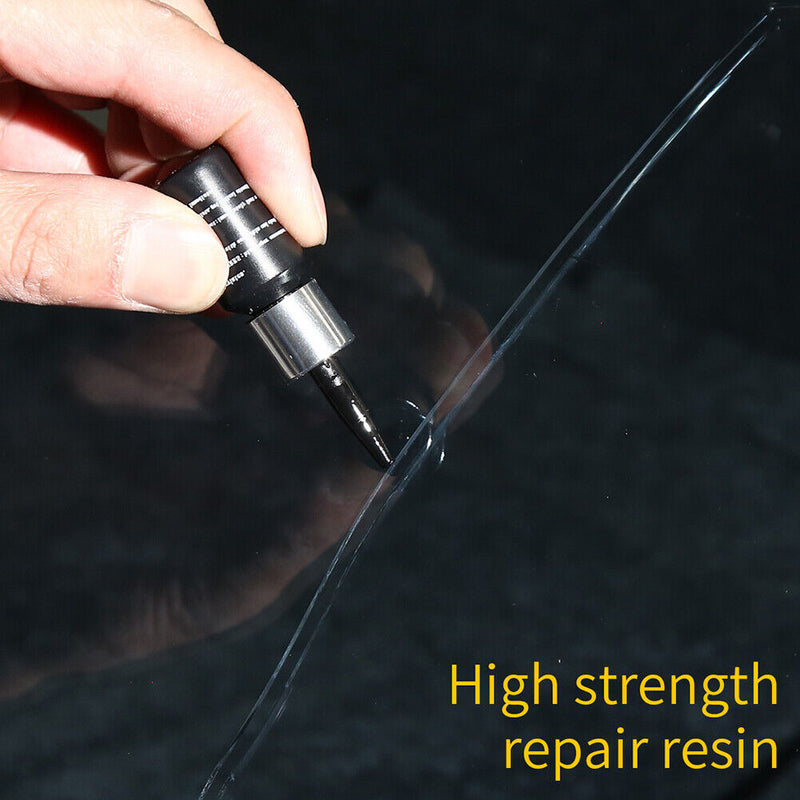Auto Windshield Glass Crack Repair Tool Kit Window Scratch Restore Fluid Newly