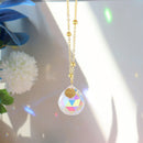 Reflective Bead Light Catcher Home Outdoor Courtyard Hanging Rainbow Maker Decor