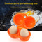 2 Grids Egg Storage Box Camping Picnic Hiking Carrier Egg Holder (Orange) Newly