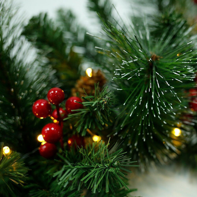 Decorative Wreaths Pine Needle Door Hanging Party Ornaments Christmas Wreath