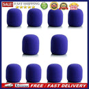 10pcs Microphone Foam Mic Sponge Ball Shape Cover Windscreen Protective Shi