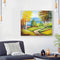 Forest Trail Oil Paint By Numbers DIY Handpainted on Canvas Wall Art Crafts