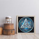 Nordic Badge Oil Paint By Number DIY Wall Art Picture Craft Home Decoration Gift