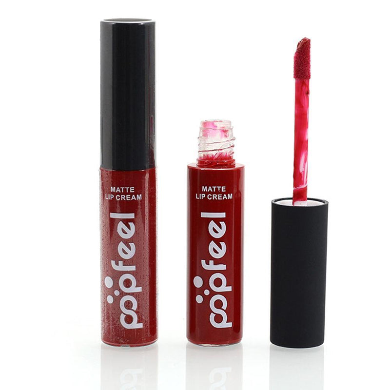 6pcs/set Waterproof Moisturing Matte Lipstick Long Lasting Lip Balm Kit (01