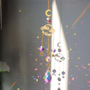 #A 1/5pcs Crystal Wind Chime Hanging Ornament Window Curtains Pendant Jewelry De