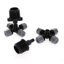 10pcs 4 Outlet Micro Spray Cooling Garden Irrigation Sprinkler w/ Connector